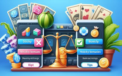 Šta su sticky i non-sticky bonusi u online casinima?