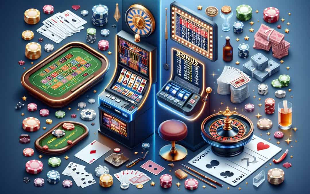 Da li je bolje igrati slotove ili stolne igre kada je u pitanju casino bonus?